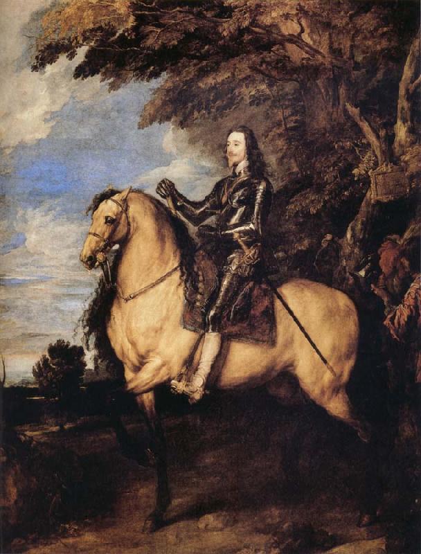 Anthony Van Dyck Equestrain Portrait of Charles I Germany oil painting art